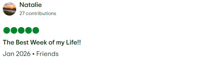 Gladys Adventure Trip Advisor Review