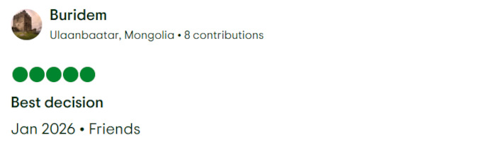 Gladys Adventure Trip Advisor Review